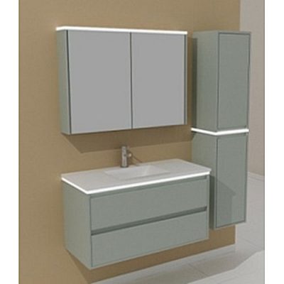 Wall Hung Sinks With Drawers Cabinet Set BGSS080-1000-2