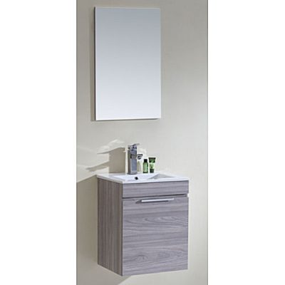 Freestanding Vanity Against Wall Cabinet Set BGSS085-450A