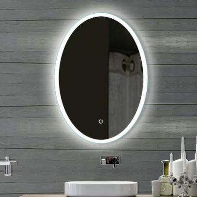 Oval LED Backlit Mirror